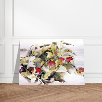 Plums - 1925 - Charles Demuth Brushed Aluminum Print - 70x100 cm / 28x40 inches | Charles Demuth Aluminum Print | Charles Demuth Prints