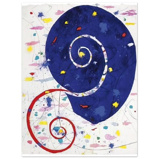 Sam Francis - Ammonite  SFM 82-063  Fine Art Poster - Default Title