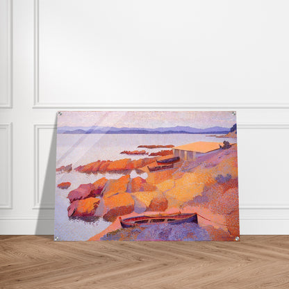 Coast Near Antibes - Henri-Edmond Cross Acrylic Print - 70x100 cm / 28x40″ inches | Henri-Edmond Cross Wall Art | Henri-Edmond Cross Prints