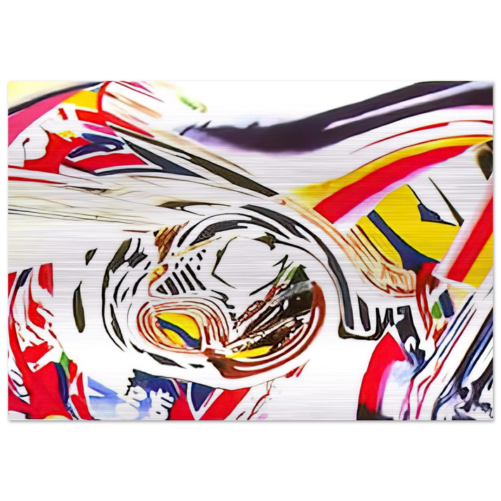 After Berlin V - James Rosenquist Brushed Aluminum Print - 70x100 cm / 28x40 inches | James Rosenquist Aluminum Print | James Rosenquist Prints