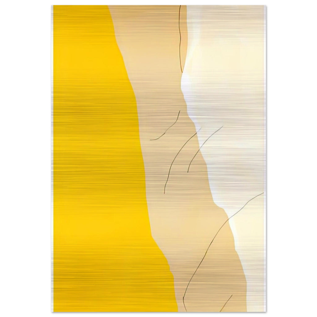 Mornings, 1971- - Helen Frankenthaler Brushed Aluminum Print - 70x100 cm / 28x40 inches | Helen Frankenthaler Aluminum Print | Helen Frankenthaler Prints