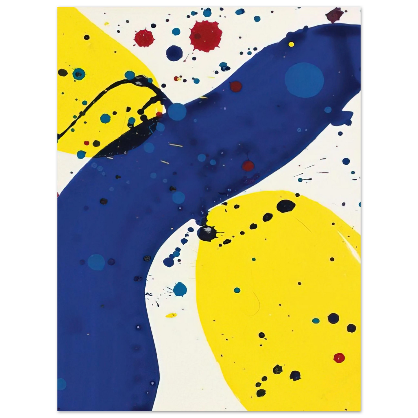Sam Francis - Untitled  from Pasadena Box  Fine Art Poster - Default Title