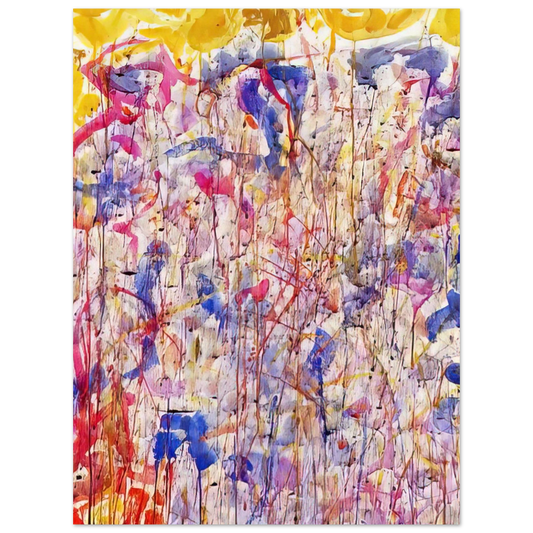 Sam Francis - Untitled  SF57-008  Fine Art Poster - Default Title