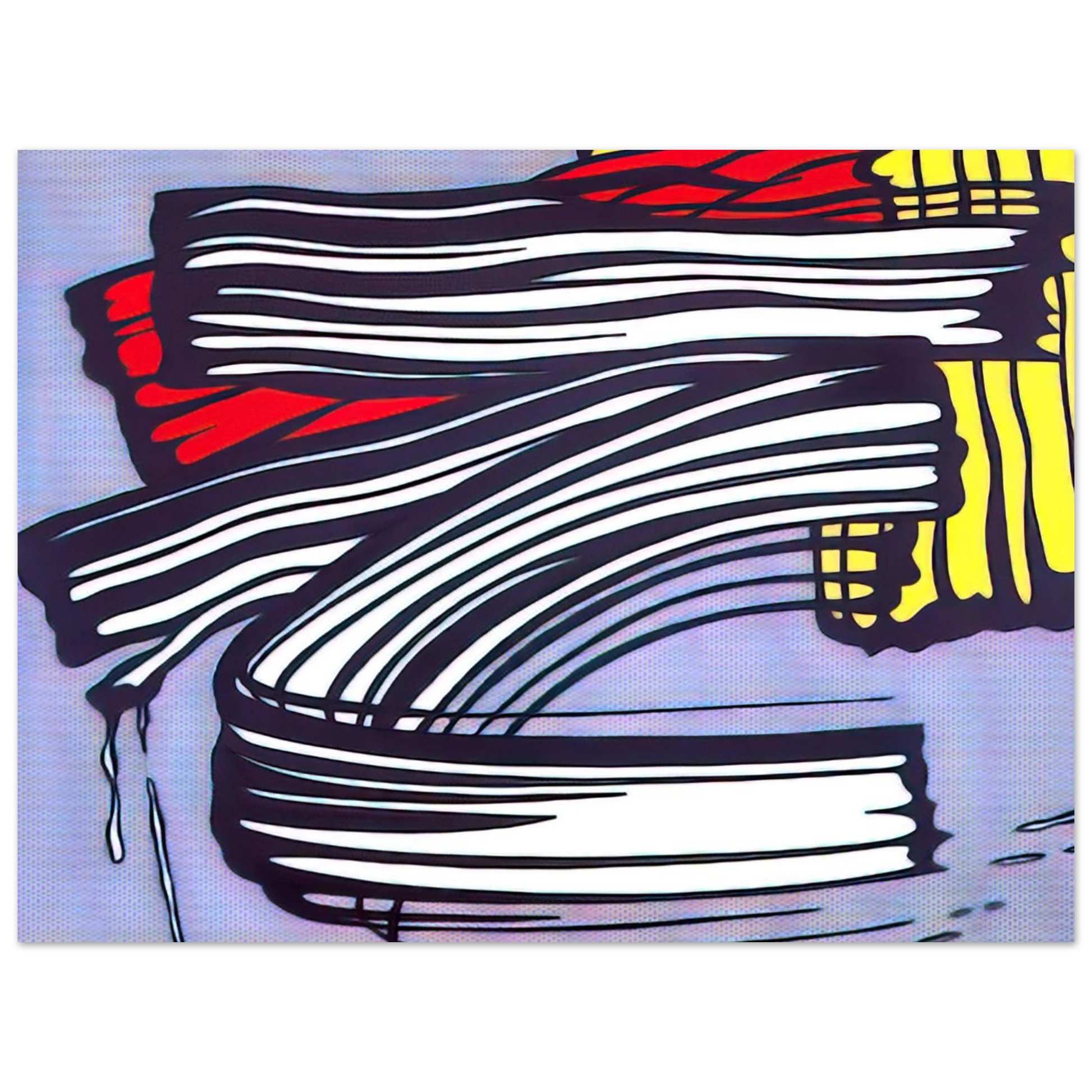 Roy Lichtenstein - LITTLE BIG PAINTING 1965 Fine Art Poster - Default Title