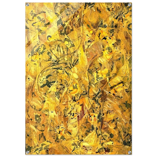 NUMBER 2 - Jackson Pollock Acrylic Print - 70x100 cm / 28x40″ inches