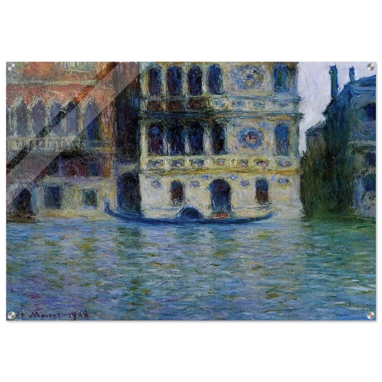 Palazzo Dario - claude monet Acrylic Print - 70x100 cm / 28x40″ inches | claude monet Wall Art | claude monet Prints