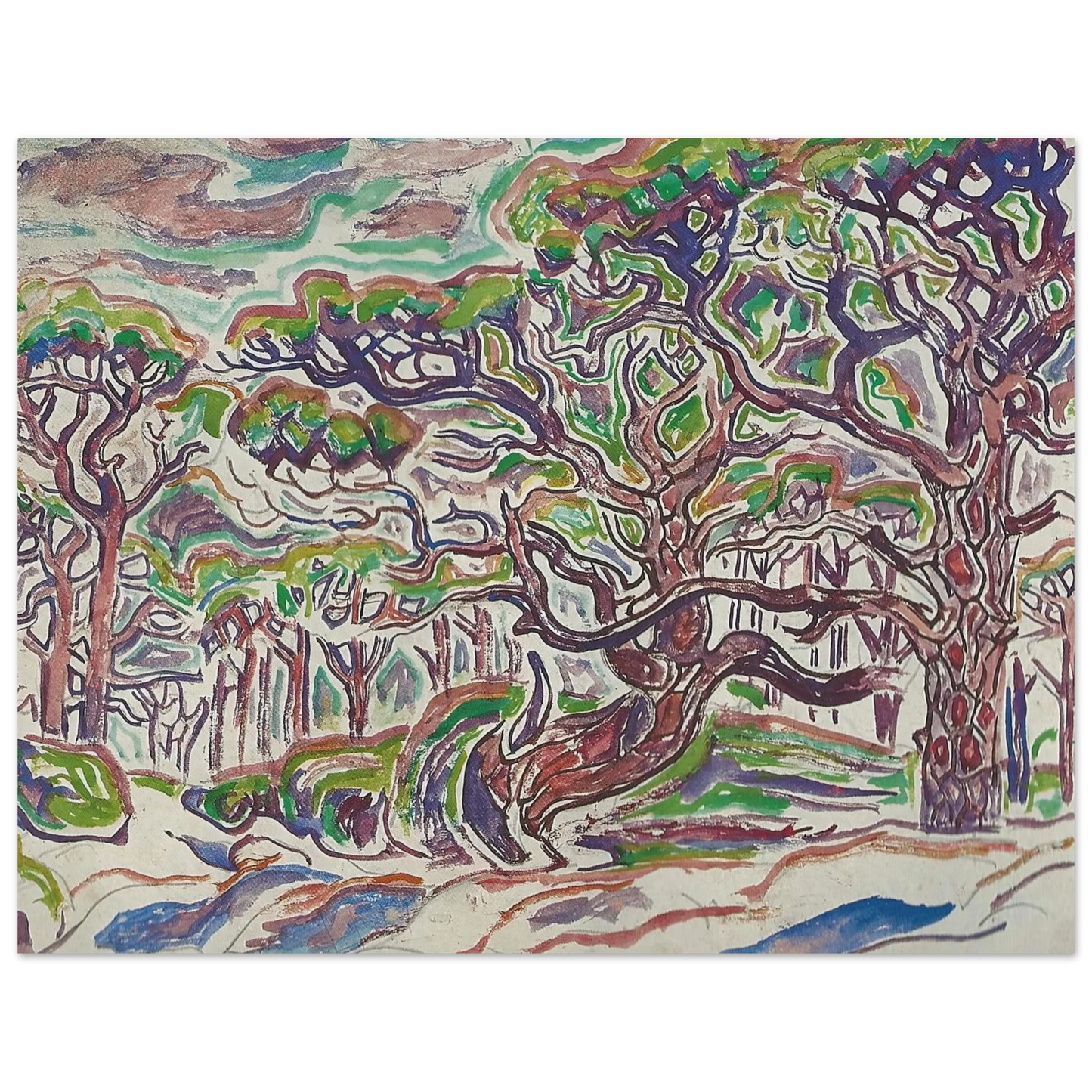 Walter Inglis Anderson - Walter Anderson Wall art - 15x20 cm / 6x8 Inches - Premium Wooden Framed Poster With Fine Art Paper - Wood frame