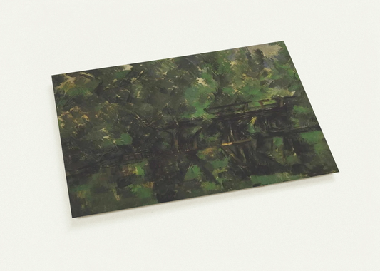 Bridge over the pond By Paul Cézanne Pack of 10 Post Cards | Paul Cézanne Post Cards | A6 (10.5 x 14.8 cm) - 4.1 x 5.8 inches