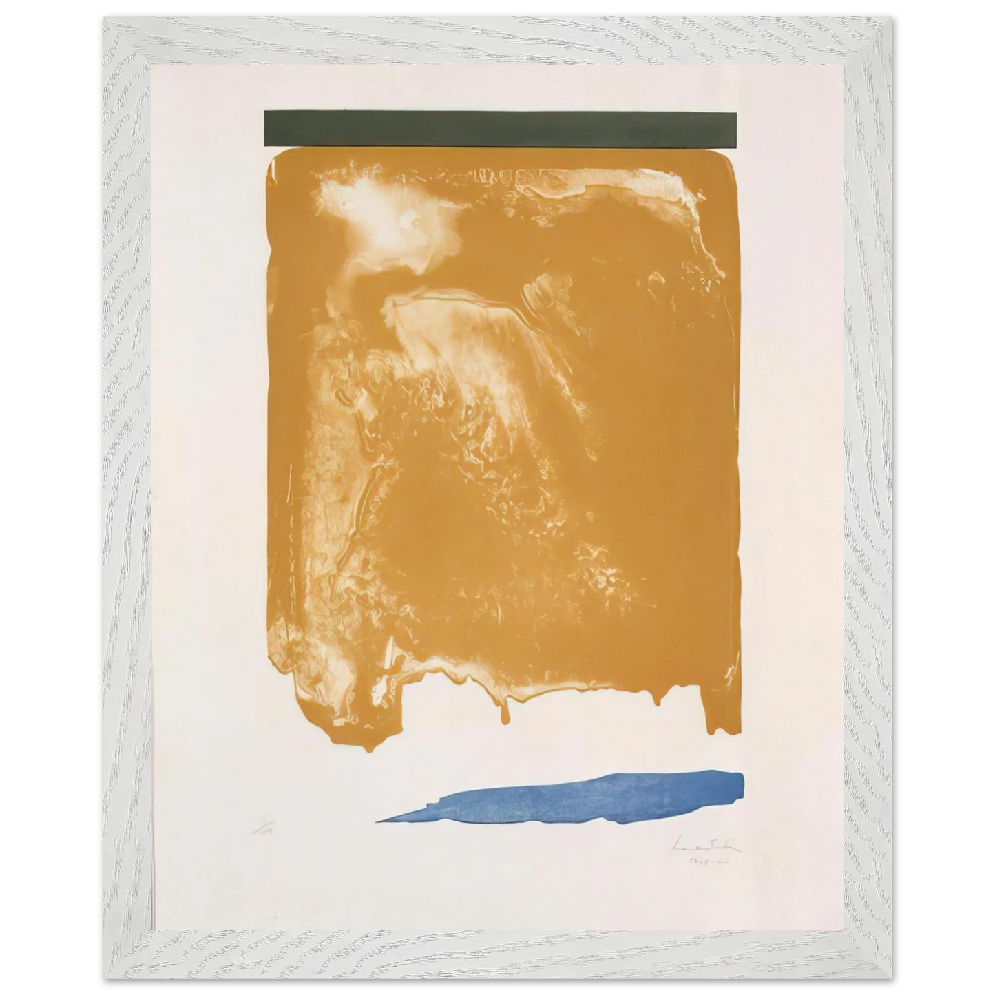 Helen Frankenthaler - Persian Garden - 1966 Wall art - A1 (59.4 x 84.1  cm) - Premium Wooden Framed Poster With Fine Art Paper - Wood frame