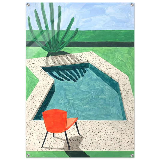 David Hockney - David Hockney Acrylic Print - 70x100 cm / 28x40″ inches | David Hockney Art | Artwork by David Hockney