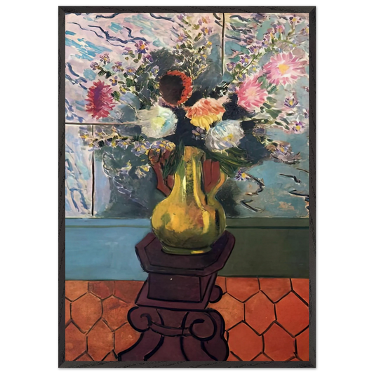 STILL LIFE 7 N1 - Henri Matisse 70x100 cm / 28x40 inches Framed Art Print – Black Wooden Frame