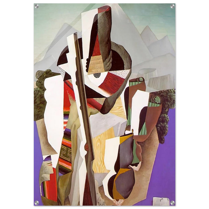 ZAPATISTA LANDSCAPE THE GUERRILLA 1915 - Diego Rivera Acrylic Print - 70x100 cm / 28x40″ inches