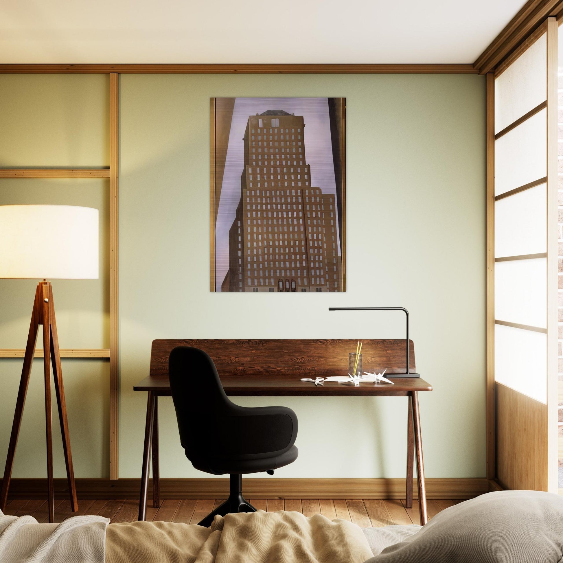 Shelton Hotel New York No. 1 - Georgia O'Keeffe Brushed Aluminum Print - 70x100 cm / 28x40 inches | Georgia O'Keeffe Aluminum Print | Georgia O'Keeffe Prints