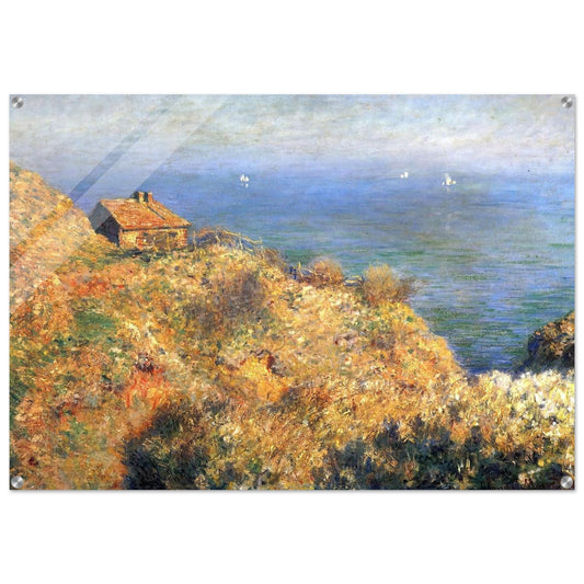 Fisherman's House at Varengeville - claude monet Acrylic Print - 70x100 cm / 28x40″ inches