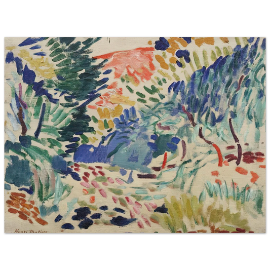 Henri Matisse - LANDSCAPE AT COLLIOURE 1905 Fine Art Poster - Default Title