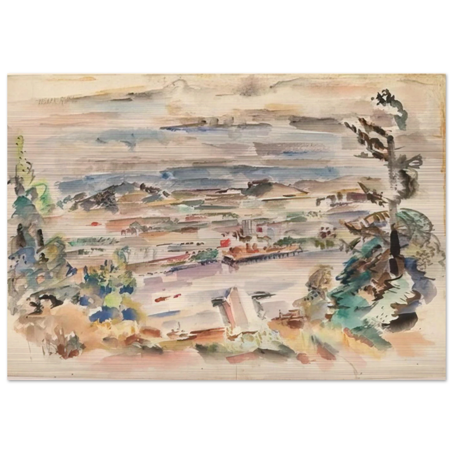 Untitled - 1929 - Mark Rothko Brushed Aluminum Print - 70x100 cm / 28x40 inches | Mark Rothko Aluminum Print | Mark Rothko Prints