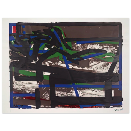 Frank Auerbach - RECLINING FIGURE II Fine Art Poster - Default Title