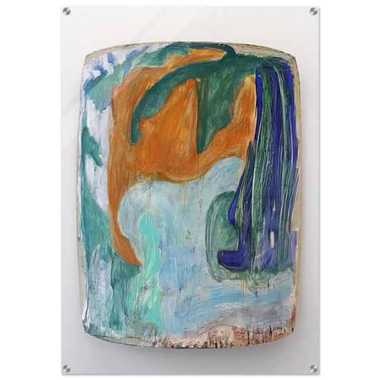 Loggia - 1982 - Ron Gorchov Acrylic Print - 70x100 cm / 28x40″ inches | Ron Gorchov Wall Art | Ron Gorchov Prints