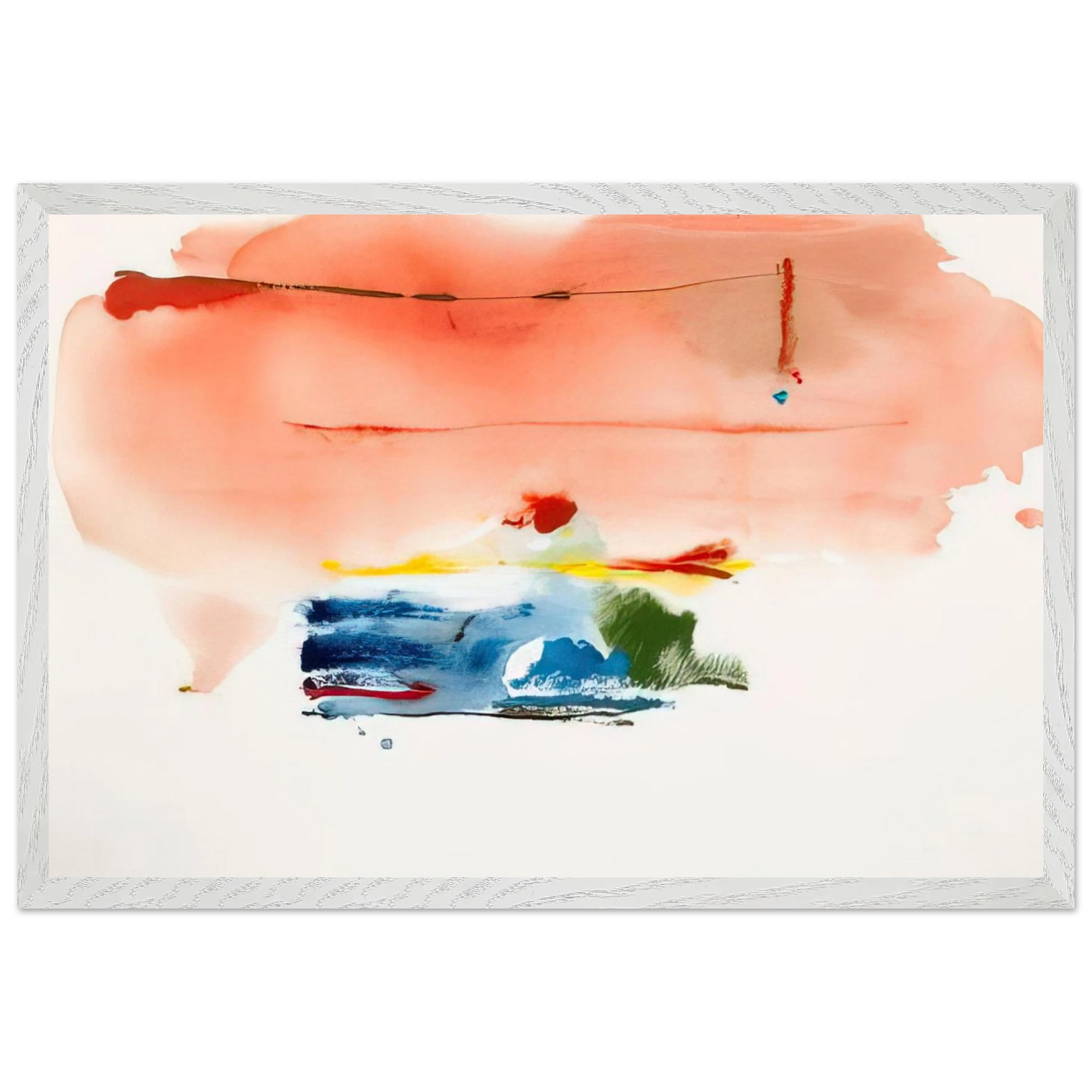 Helen Frankenthaler - Santa Fe II - 1986 Wall art - A3 (29.7 x 42  cm) - Fine Art Poster - -