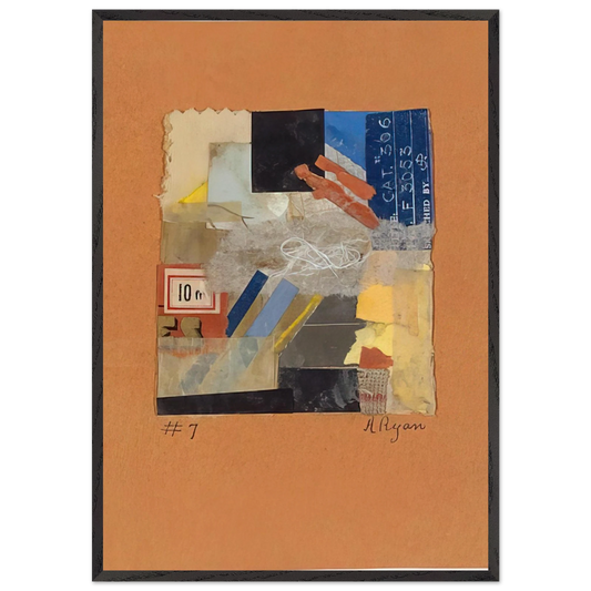 Number 7 - 1948 - Anne Ryan Framed Art Print – Black Wooden Frame - Default Title - -Framed Art Print