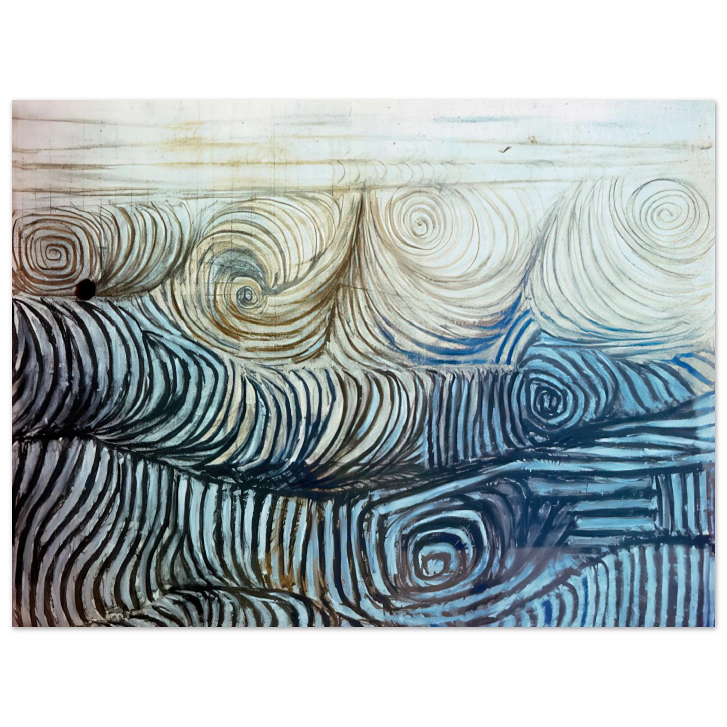 Victor Pasmore - THE WAVE 1950 Fine Art Poster - Default Title