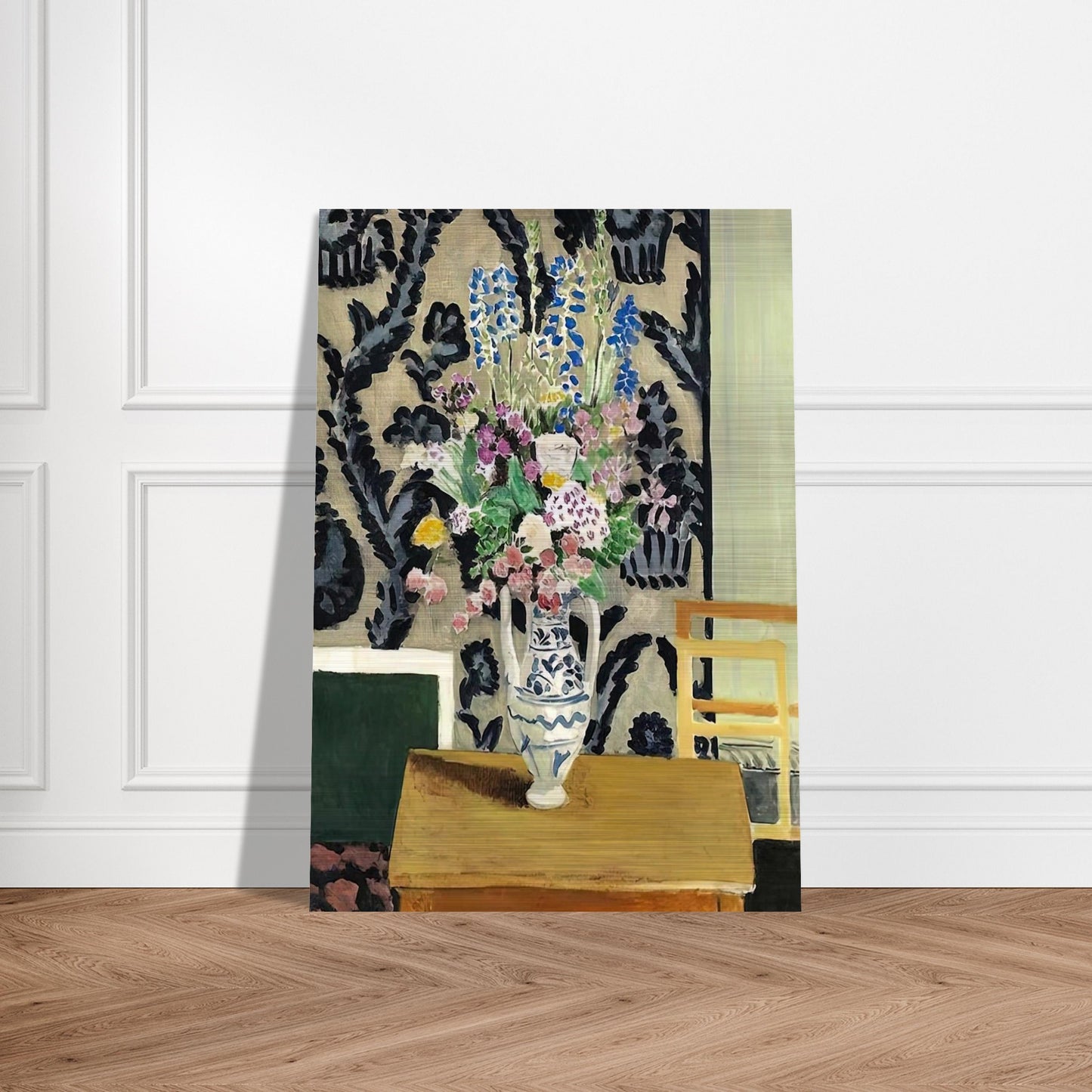 BOUQUET DE FLEURS POUR LE QUATORZE JUILLET 1919 - Henri Matisse Brushed Aluminum Print - 70x100 cm / 28x40 inches | Henri Matisse Aluminum Print | Henri Matisse Prints