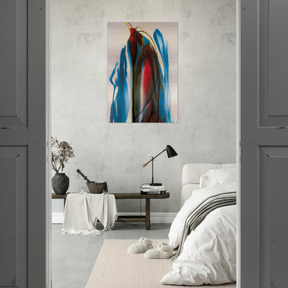 Phenomena Waiting Gables - 1965 - Paul Jenkins Brushed Aluminum Print - 70x100 cm / 28x40 inches | Paul Jenkins Aluminum Print | Paul Jenkins Prints