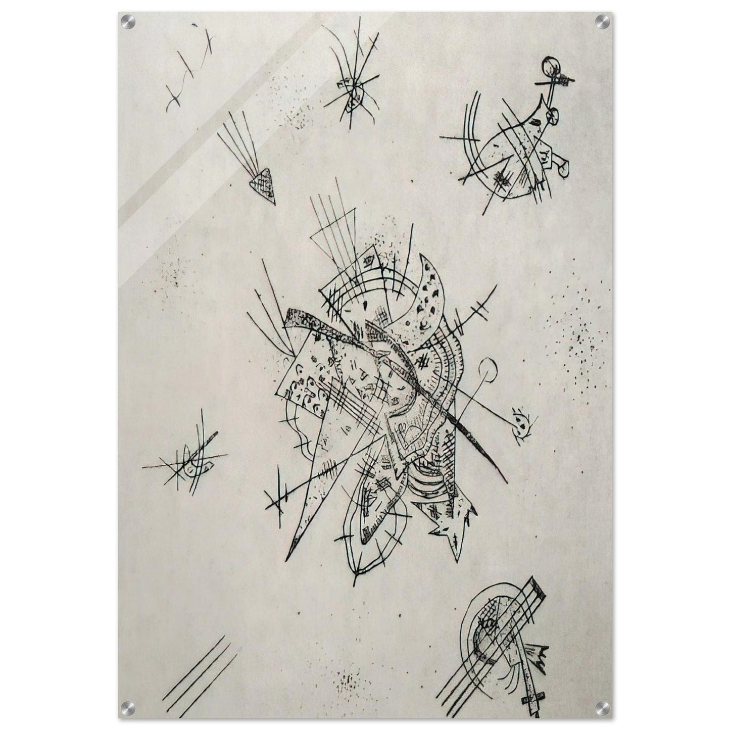 SMALL WORLDS X 1922 - Wassily Kandinsky Acrylic Print - 70x100 cm / 28x40″ inches | Wassily Kandinsky Wall Art | Wassily Kandinsky Prints