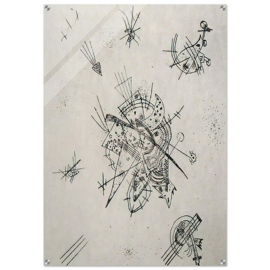 SMALL WORLDS X 1922 - Wassily Kandinsky Acrylic Print - 70x100 cm / 28x40″ inches | Wassily Kandinsky Wall Art | Wassily Kandinsky Prints