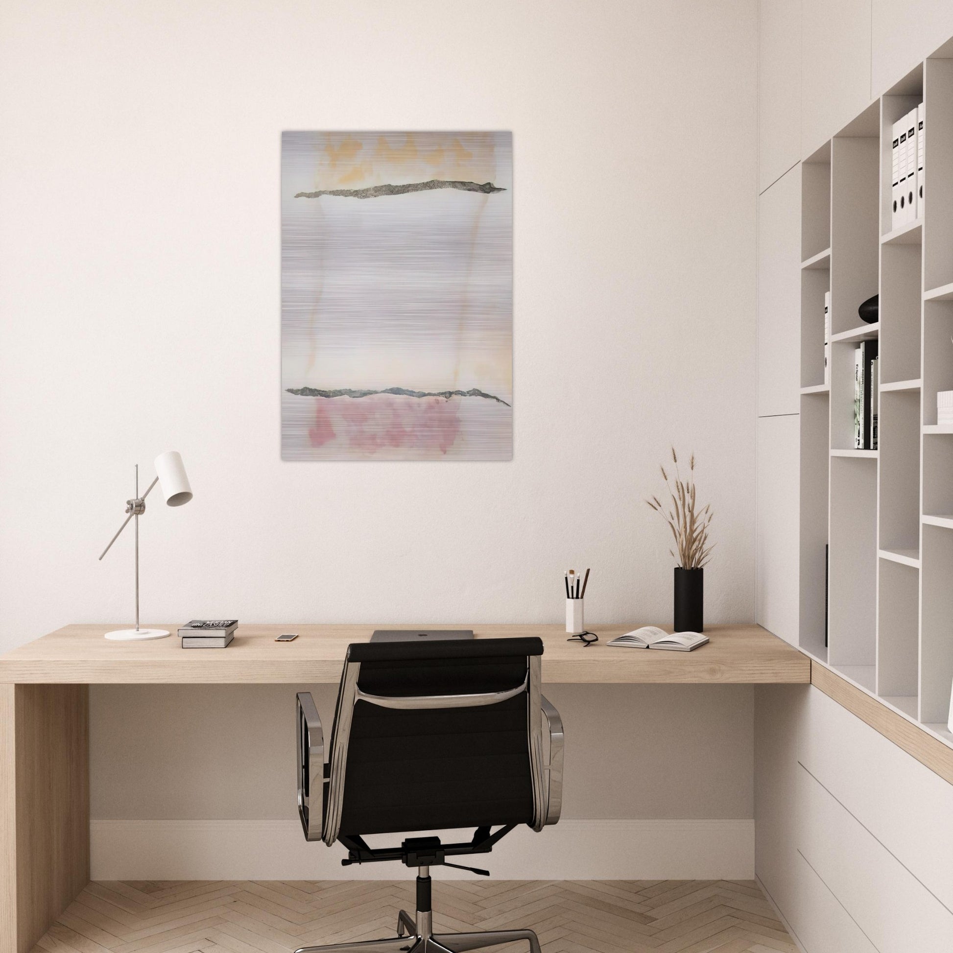 Infinity Field, Lefkada Series #3 - 1978 - Theodoros Stamos Brushed Aluminum Print - 70x100 cm / 28x40 inches | Theodoros Stamos Aluminum Print | Theodoros Stamos Prints