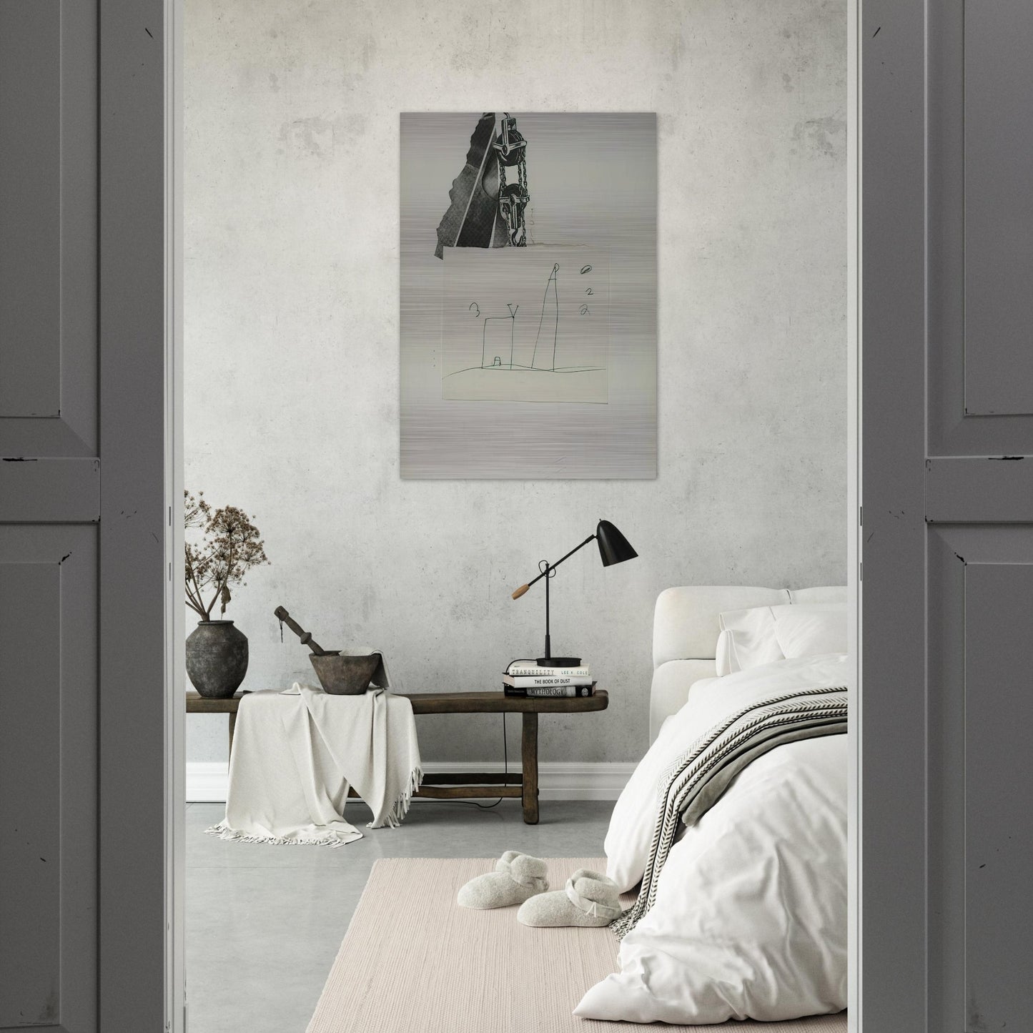 TOOL BOX 5 1966 - Jim Dine Brushed Aluminum Print - 70x100 cm / 28x40 inches | Jim Dine Aluminum Print | Jim Dine Prints