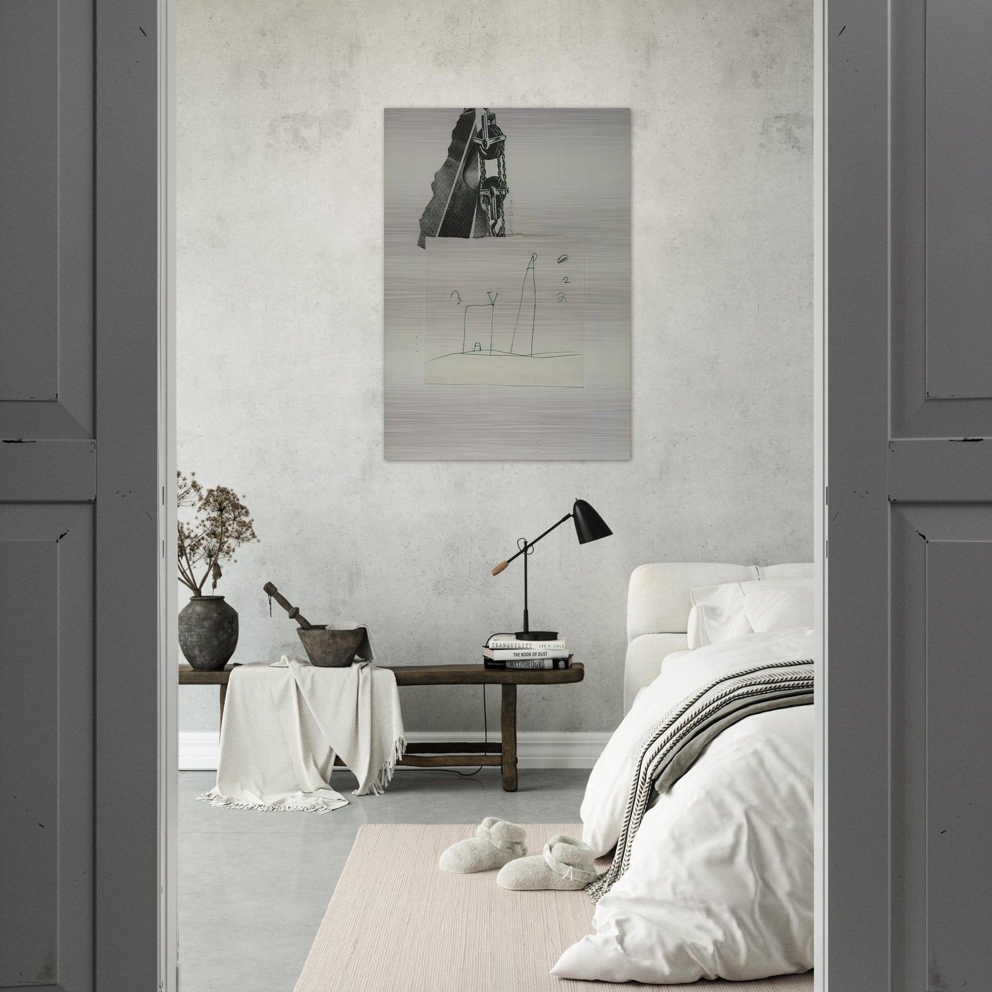 TOOL BOX 5 1966 - Jim Dine Brushed Aluminum Print - 70x100 cm / 28x40 inches | Jim Dine Aluminum Print | Jim Dine Prints