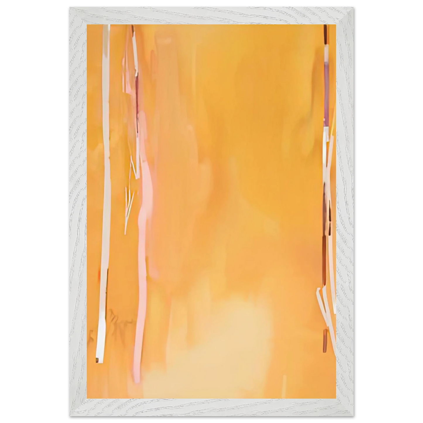 Helen Frankenthaler - Harvest II, 1975- Wall Art - 30x40 cm / 12x16 inches - Premium Wooden Framed Poster With Fine Art Paper - White frame