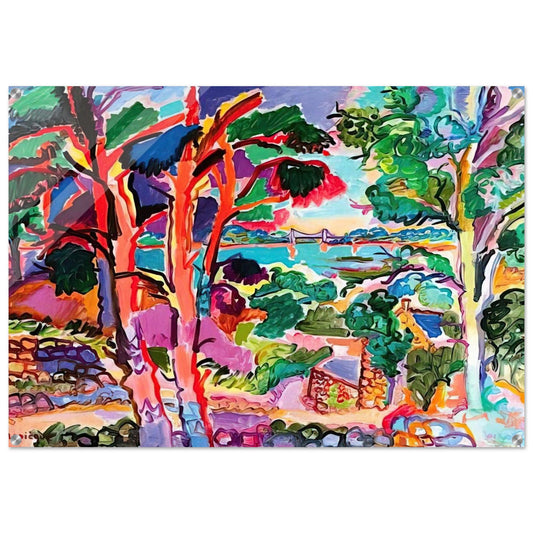 Le trieux a Lancerf - 1957 - Charles Lapicque Acrylic Print - 70x100 cm / 28x40″ inches