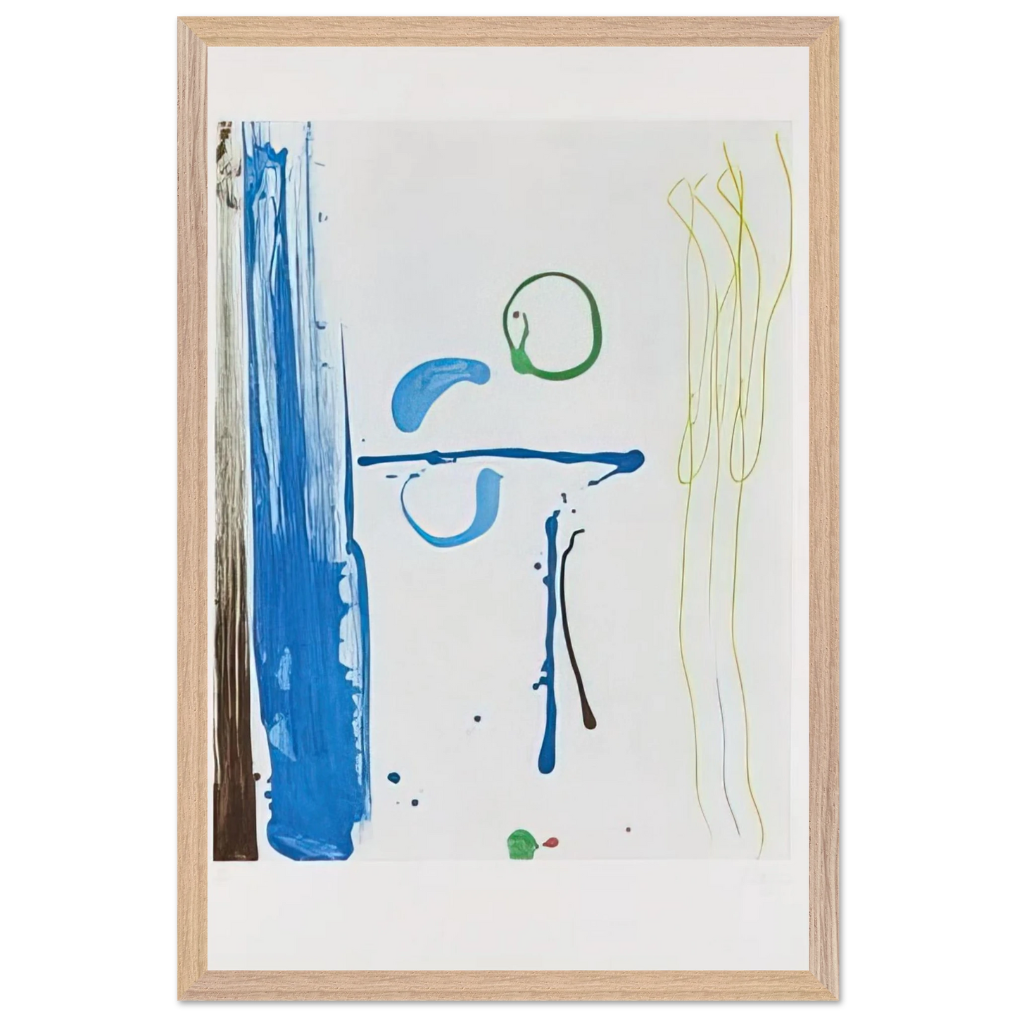 Helen Frankenthaler - Sunshine After Rain - 1987 Wall art - 25x60 cm / 10x24 inches - Fine Art Poster - -