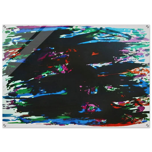 Les Jardin des oliviers - 1978 - Alfred Manessier Acrylic Print - 70x100 cm / 28x40″ inches | Alfred Manessier Wall Art | Alfred Manessier Prints