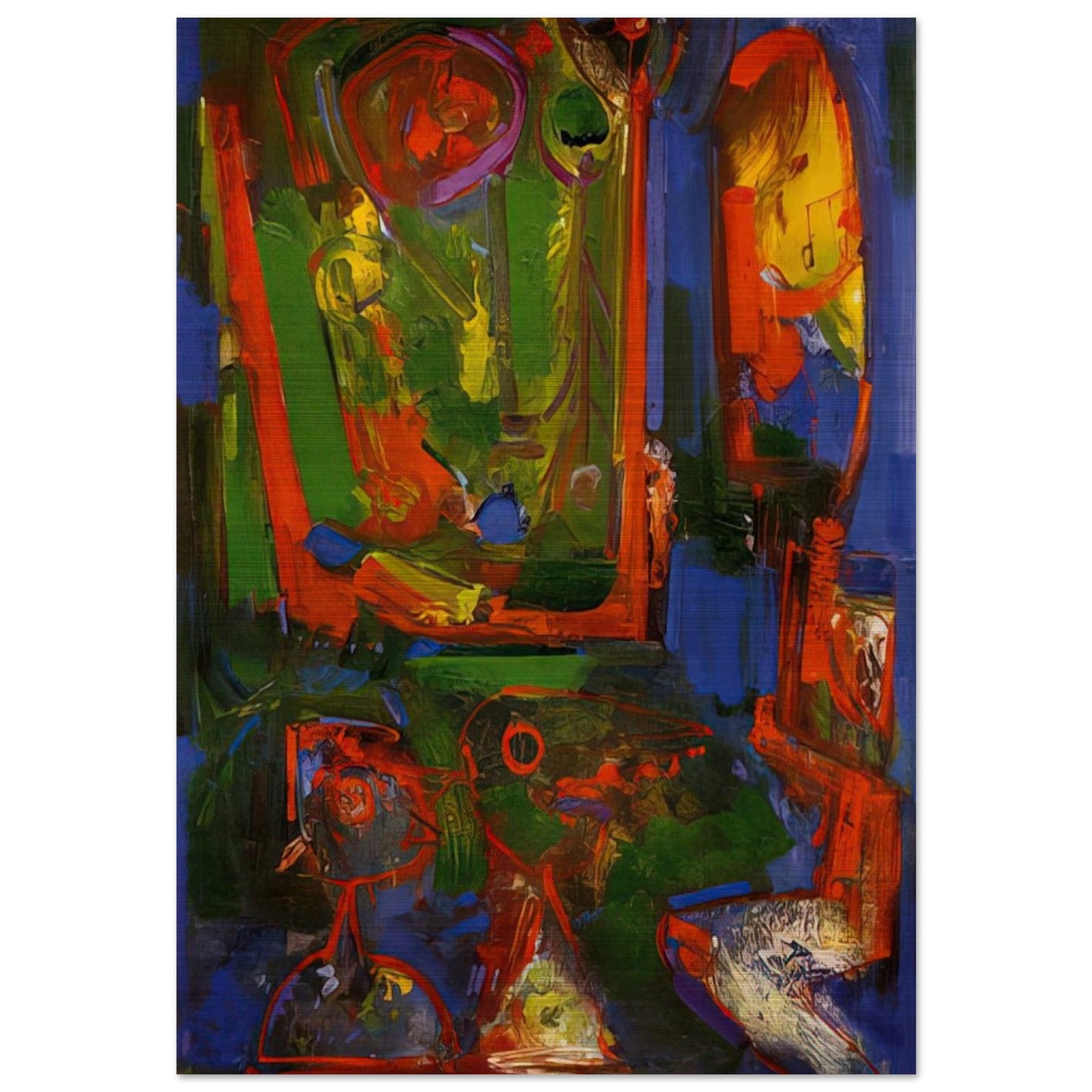 Asklepois - Hans Hofmann Brushed Aluminum Print - 70x100 cm / 28x40 inches | Hans Hofmann Aluminum Print | Hans Hofmann Prints