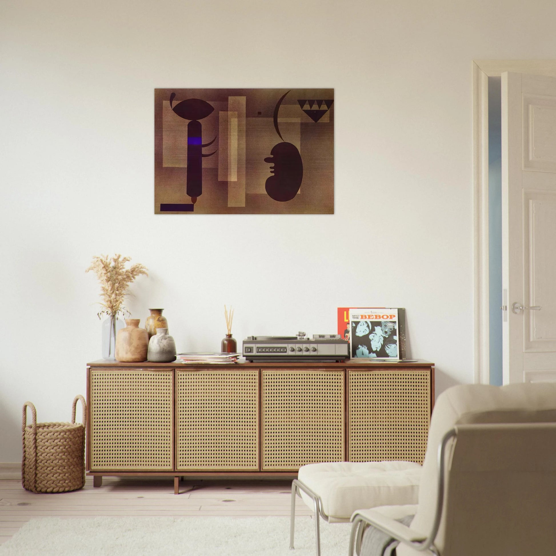 GLOOMY SITUATION 1933 - Wassily Kandinsky Brushed Aluminum Print - 70x100 cm / 28x40 inches | Wassily Kandinsky Aluminum Print | Wassily Kandinsky Prints