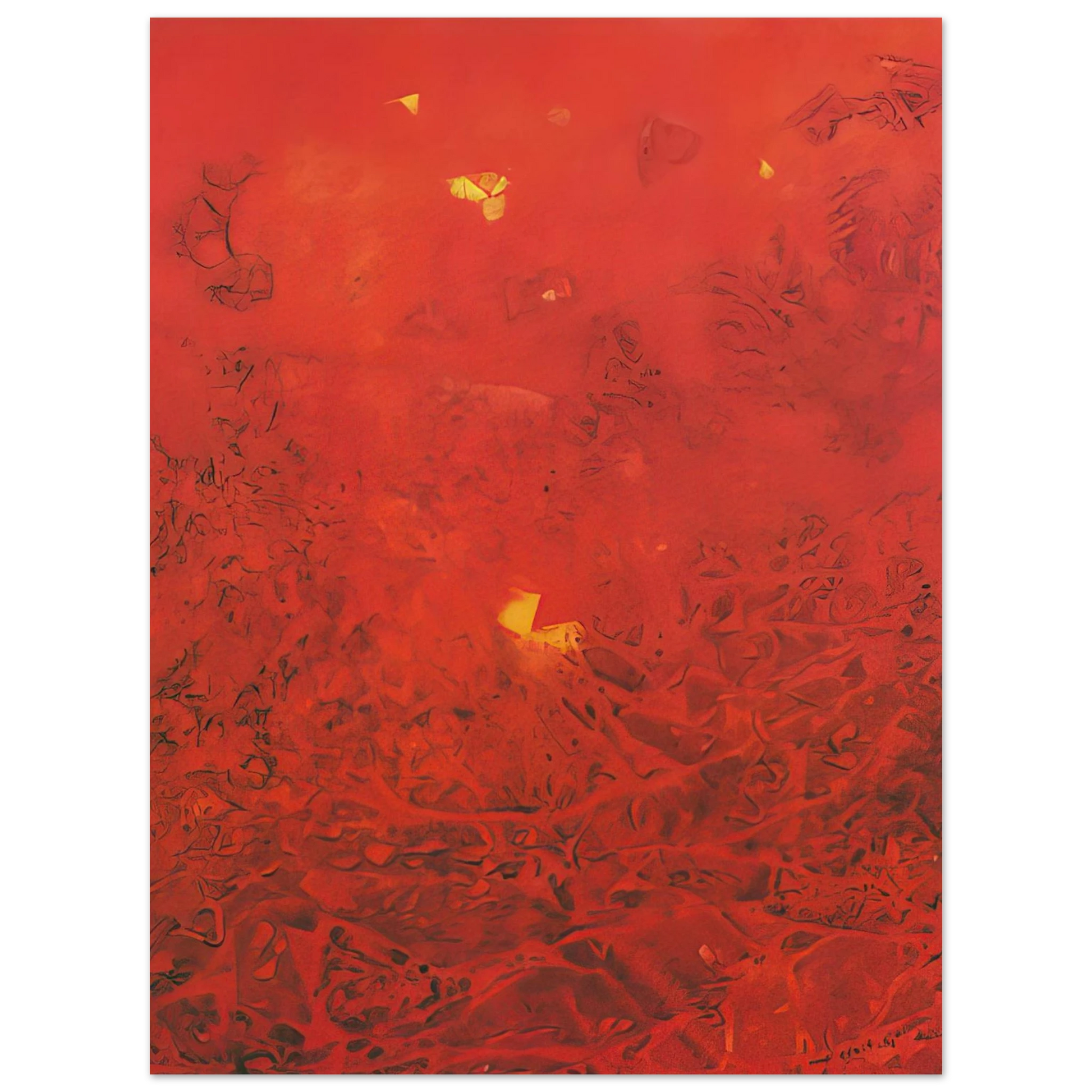 Max Ernst - Le jardin de la France Fine Art Poster - Default Title