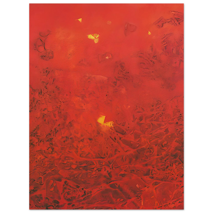 Max Ernst - Le jardin de la France  75x100 cm / 30x40inches Fine Art Poster