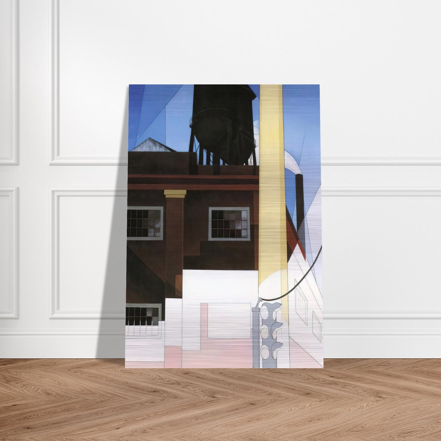 And the Home of the Brave - 1931 - Charles Demuth Brushed Aluminum Print - 70x100 cm / 28x40 inches | Charles Demuth Aluminum Print | Charles Demuth Prints