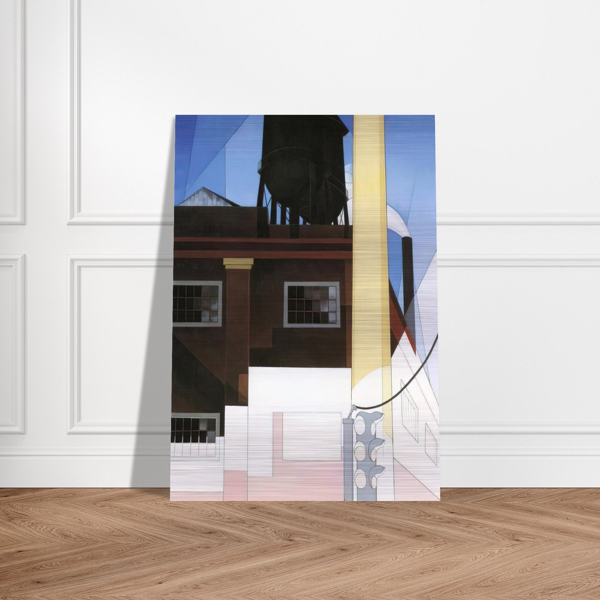 And the Home of the Brave - 1931 - Charles Demuth Brushed Aluminum Print - 70x100 cm / 28x40 inches | Charles Demuth Aluminum Print | Charles Demuth Prints