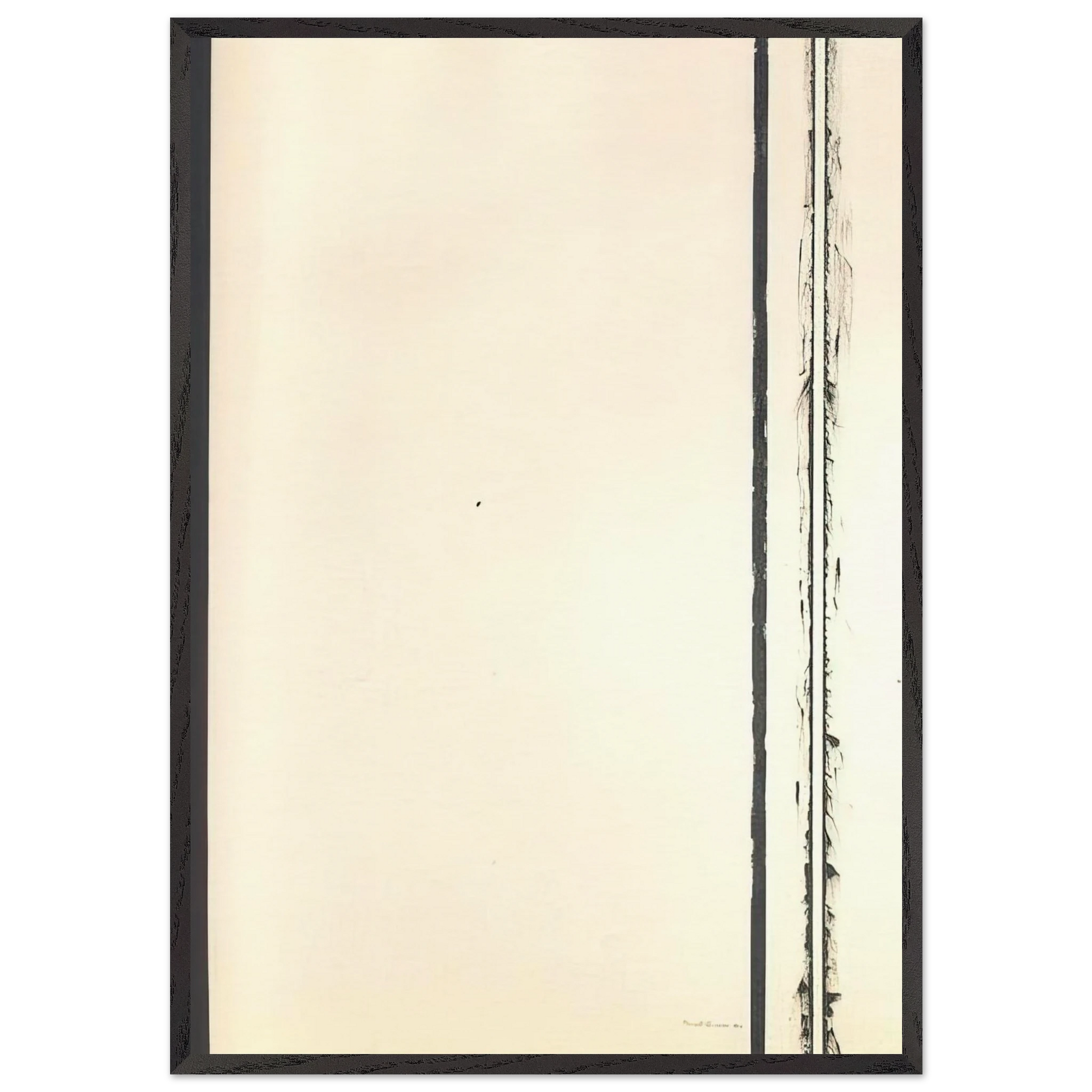 The Station of the Cross - Second Station - Barnett Newman Framed Art Print – Black Wooden Frame - Default Title - -Framed Art Print