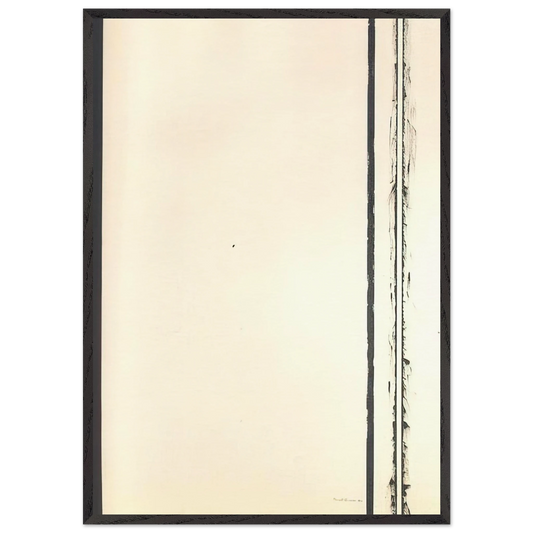 The Station of the Cross - Second Station - Barnett Newman Framed Art Print – Black Wooden Frame - Default Title - -Framed Art Print