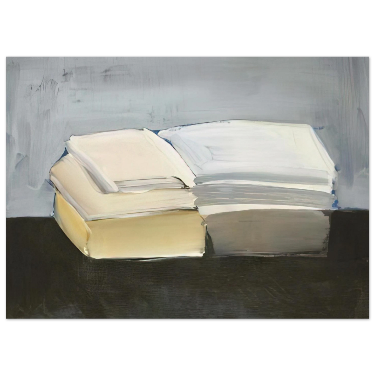 Nicolas de Stael - Livres - Lyrical Abstraction Fine Art Poster - 75x100 cm / 30x40 inches