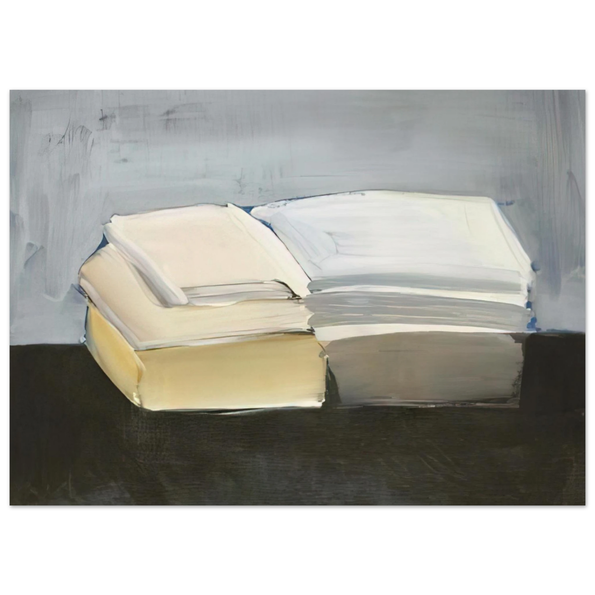 Nicolas de Stael - Livres - Lyrical Abstraction Fine Art Poster - 75x100 cm / 30x40 inches