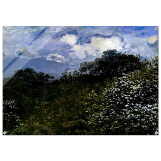 Spring - claude monet Acrylic Print - 70x100 cm / 28x40″ inches | claude monet Wall Art | claude monet Prints