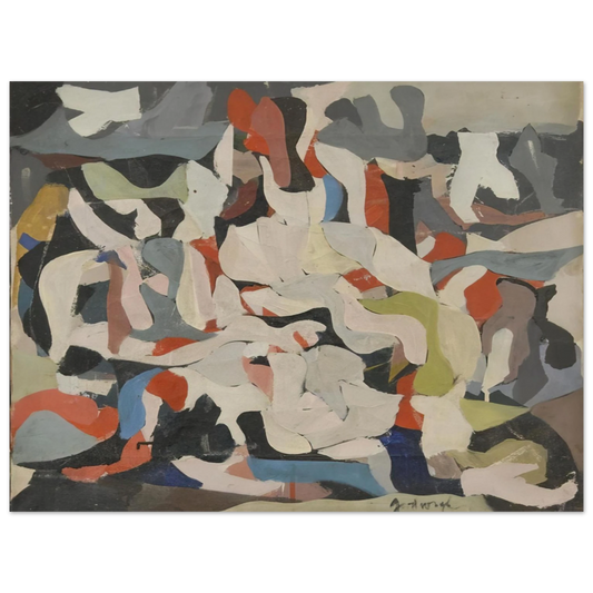 Robert Goodnough - Untitled - Abstract Expressionism Fine Art Poster - Default Title