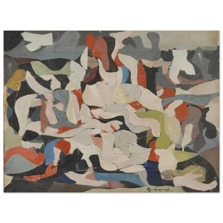 Robert Goodnough - Untitled - Abstract Expressionism  75x100 cm / 30x40inches Fine Art Poster