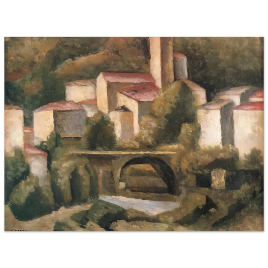 Carlo Carra - SAN GIACOMO DI VARALLO 1924 Fine Art Poster - Default Title
